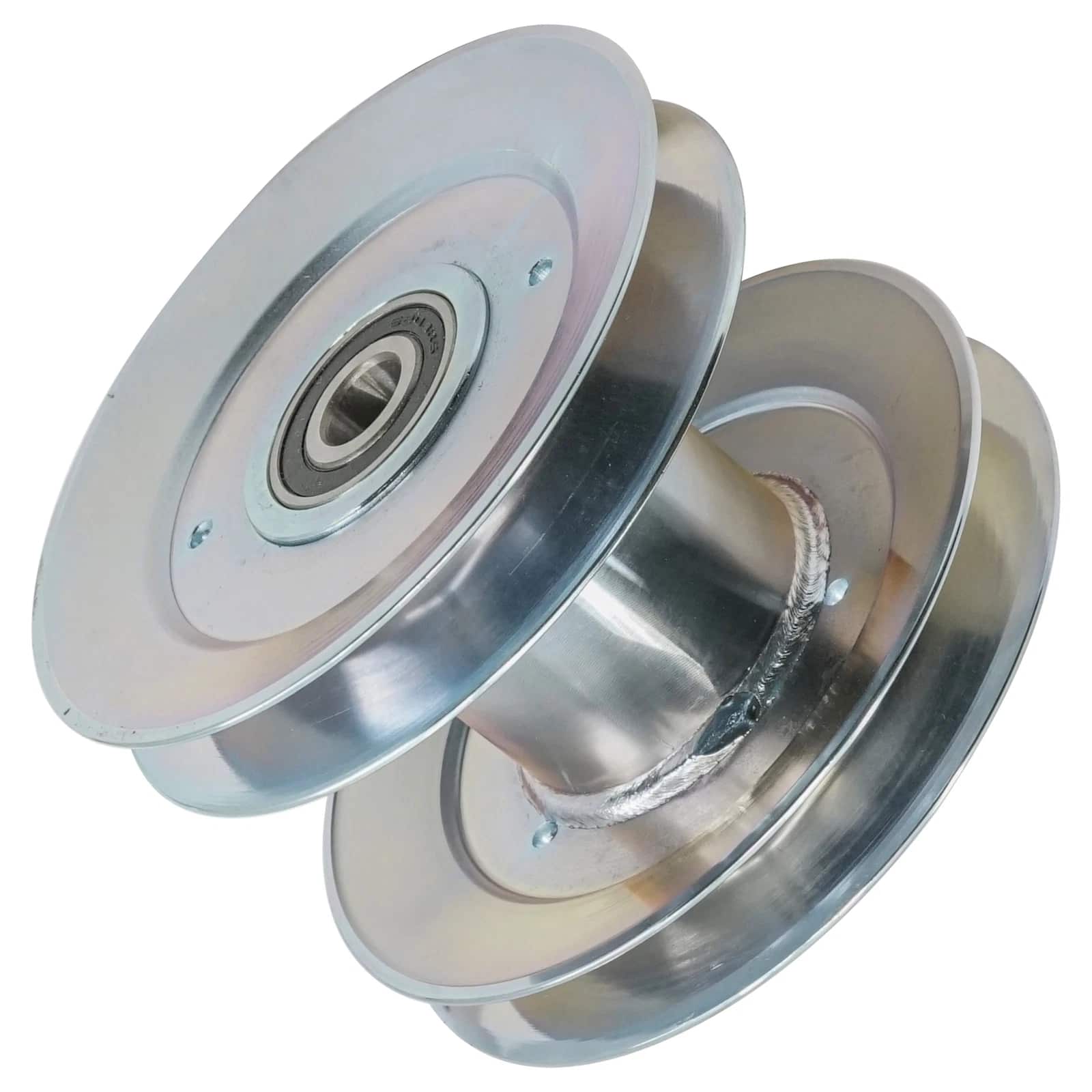 AM143388 idler pulley replacement for John Deere mower decks.