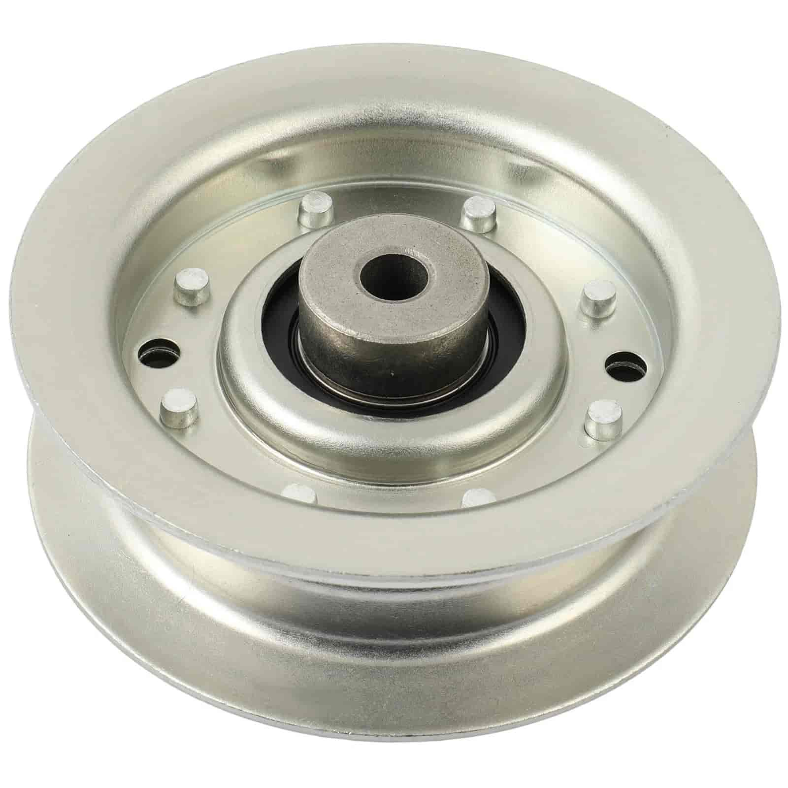 Flat idler pulley for John Deere AM146880.