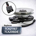 TCA21167 electric PTO clutch with 1-1/8 inch bore and 6.61 inch pulley for John Deere Ztrak