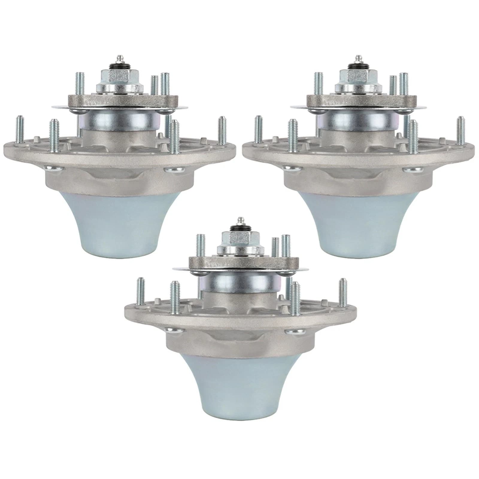 3 pack of TCA24881 spindle assembly replacements is built for John Deere.