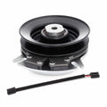 AM119683 PTO clutch replacement for John Deere STX38 STX46 Black Deck showing 1 inch bore pulley and connector.