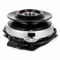 John Deere AM123123 electric PTO clutch replacement with 5.35-inch pulley, 1-1/8 inch crankshaft bore, and CCW rotation, shown on white background.
