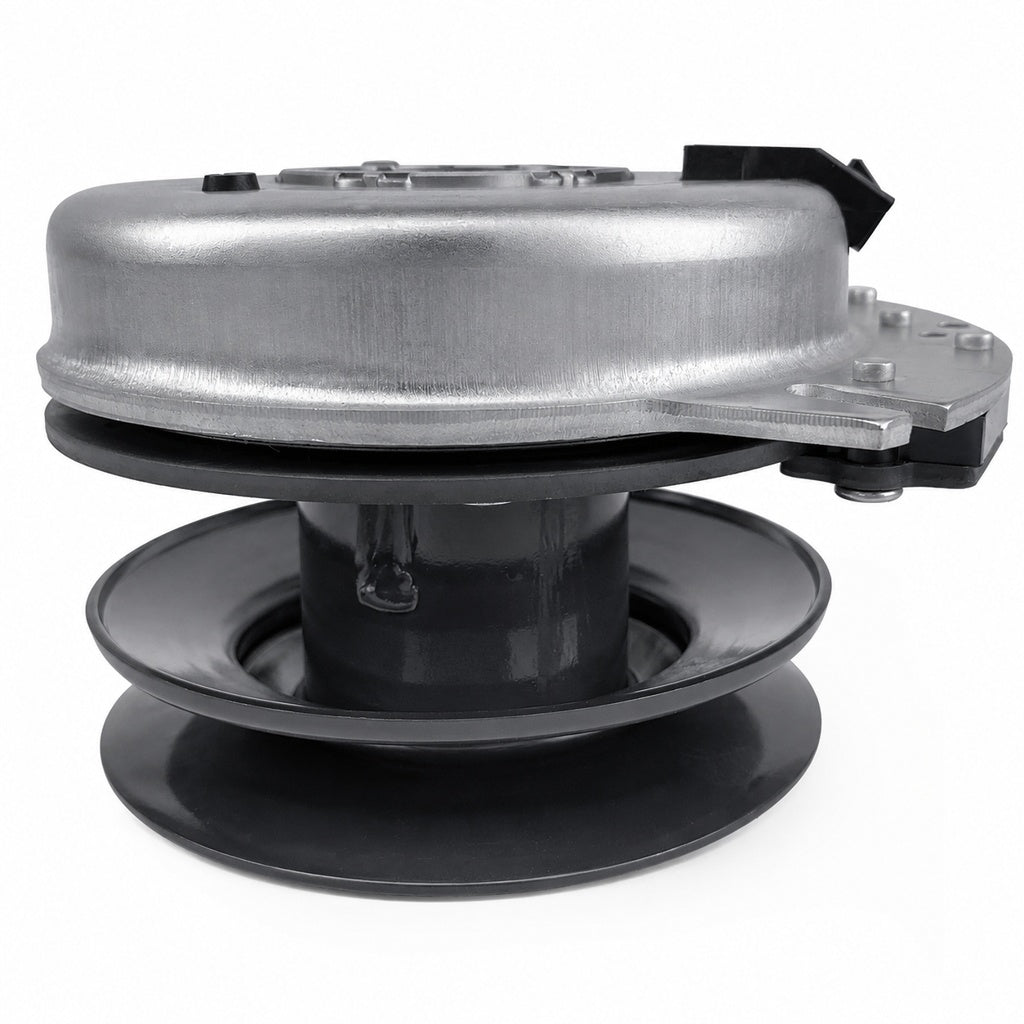 AM136787 electric PTO clutch replacement side profile view against white background.