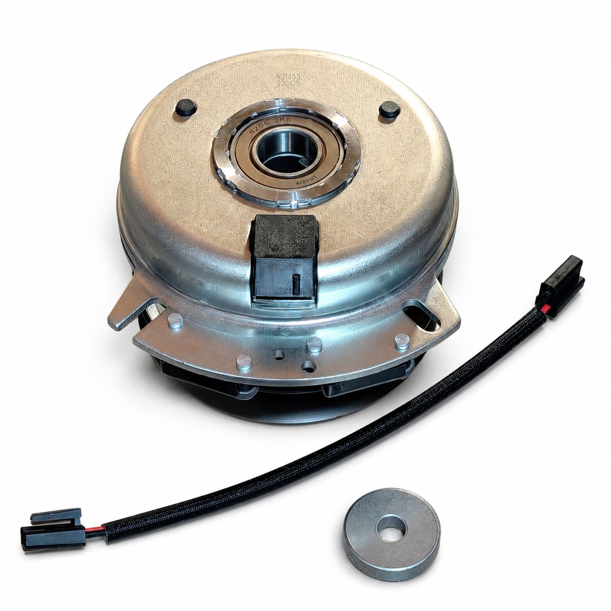 Metal shell coil housing side of AM141536 electric PTO clutch for John Deere