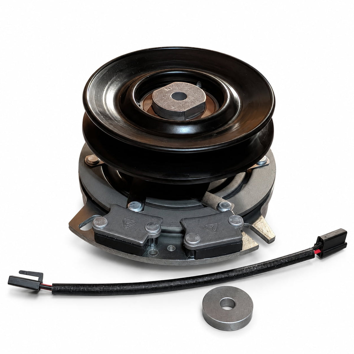 Photo realistic image of AM141536 electric PTO clutch for John Deere X300, X500 and EZtrak series
