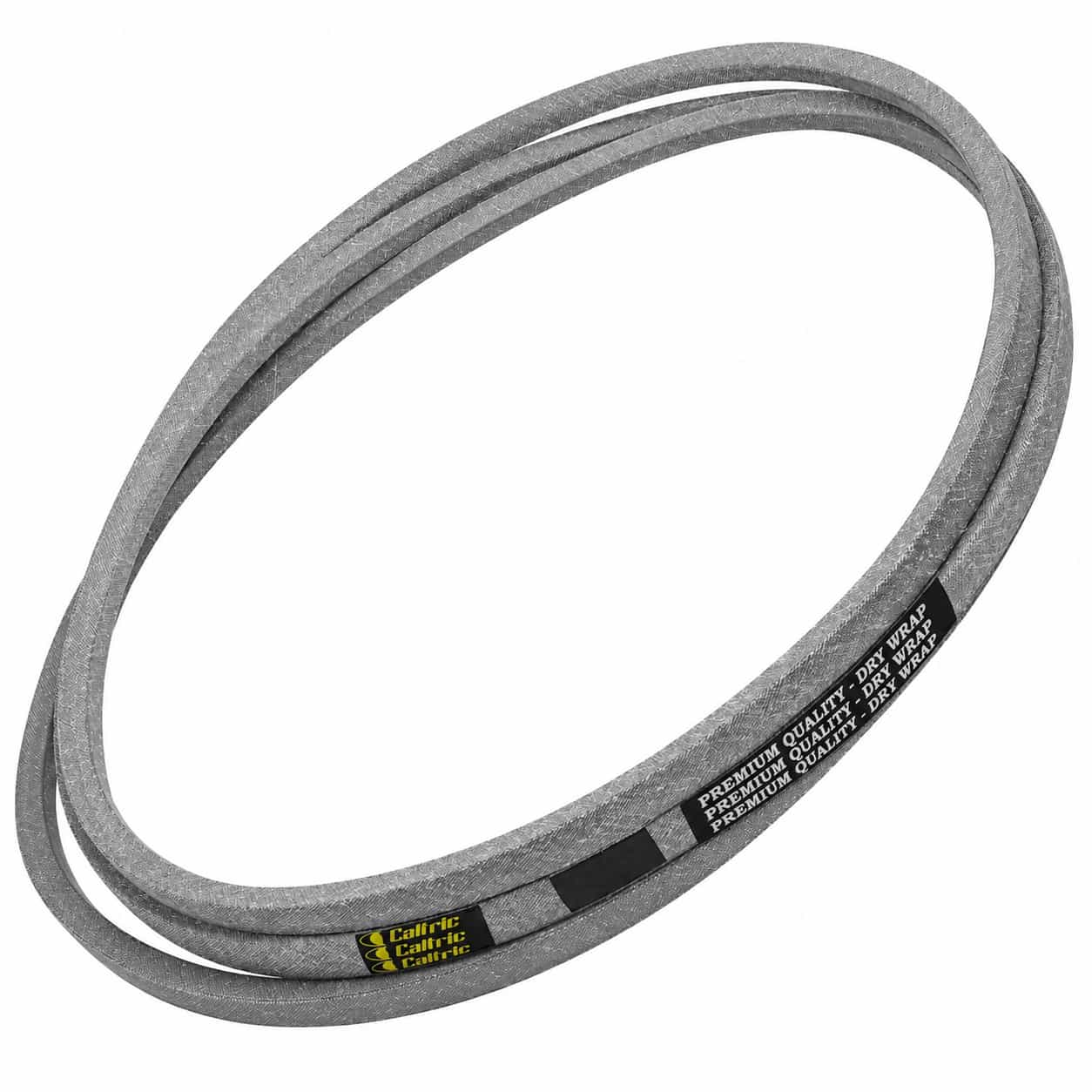 754-04083 deck belt replacement for Cub Cadet, Troy-Bilt, MTD, White Outdoor and King Kutter mower decks, displayed clearly against a white background.