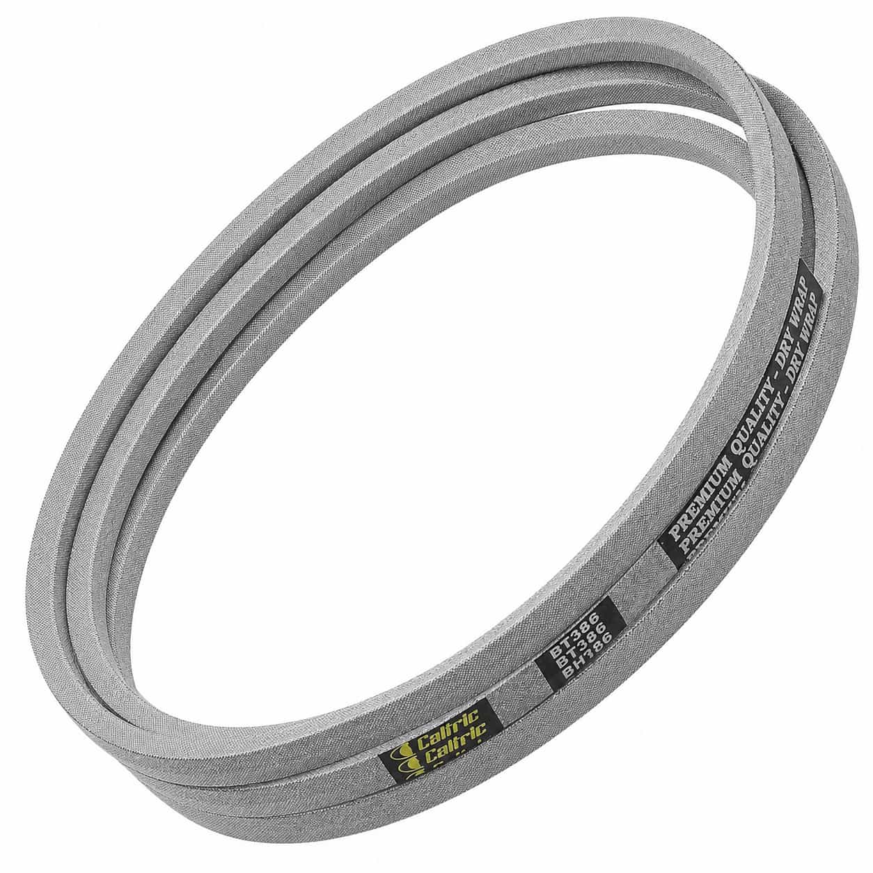 954-04055 deck belt set replacement for Cub Cadet mower decks, displayed clearly against a white background.