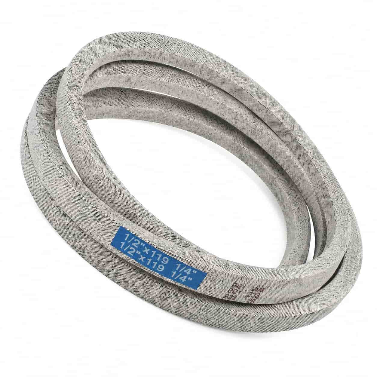 M154294 deck belt replacement for John Deere 42-inch mower decks, displayed clearly against a white background.