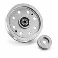 956-04129 idler pulley replacement for Cub Cadet RZT 50, MTD, and Troy-Bilt mower decks, replacing 753-08171, 756-04129, and 956-04129C.