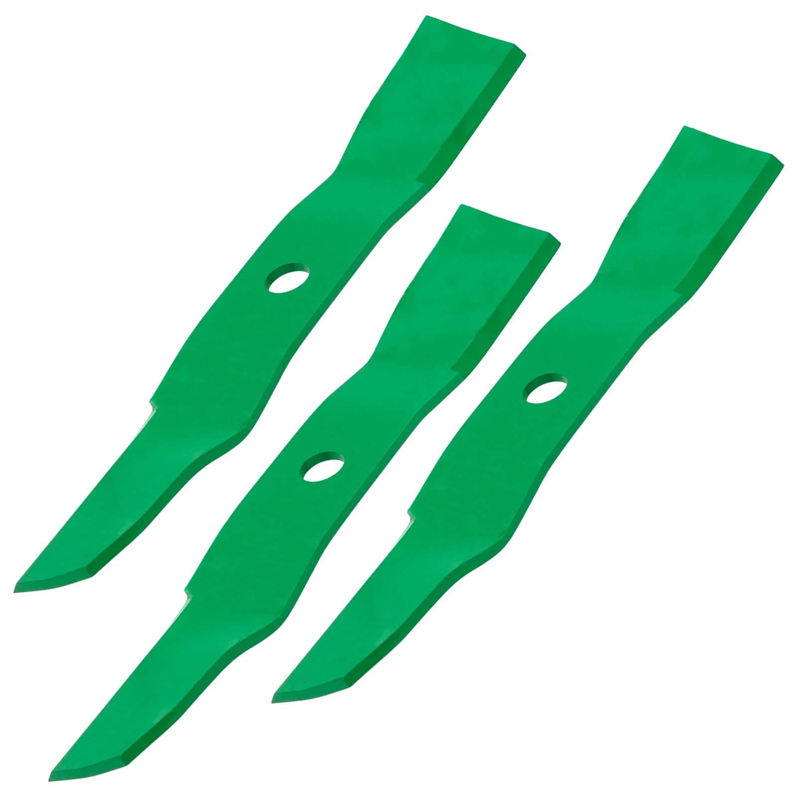 3-Pack Mower Blades M136194 / TCU18678 for John Deere 48-Inch Deck.