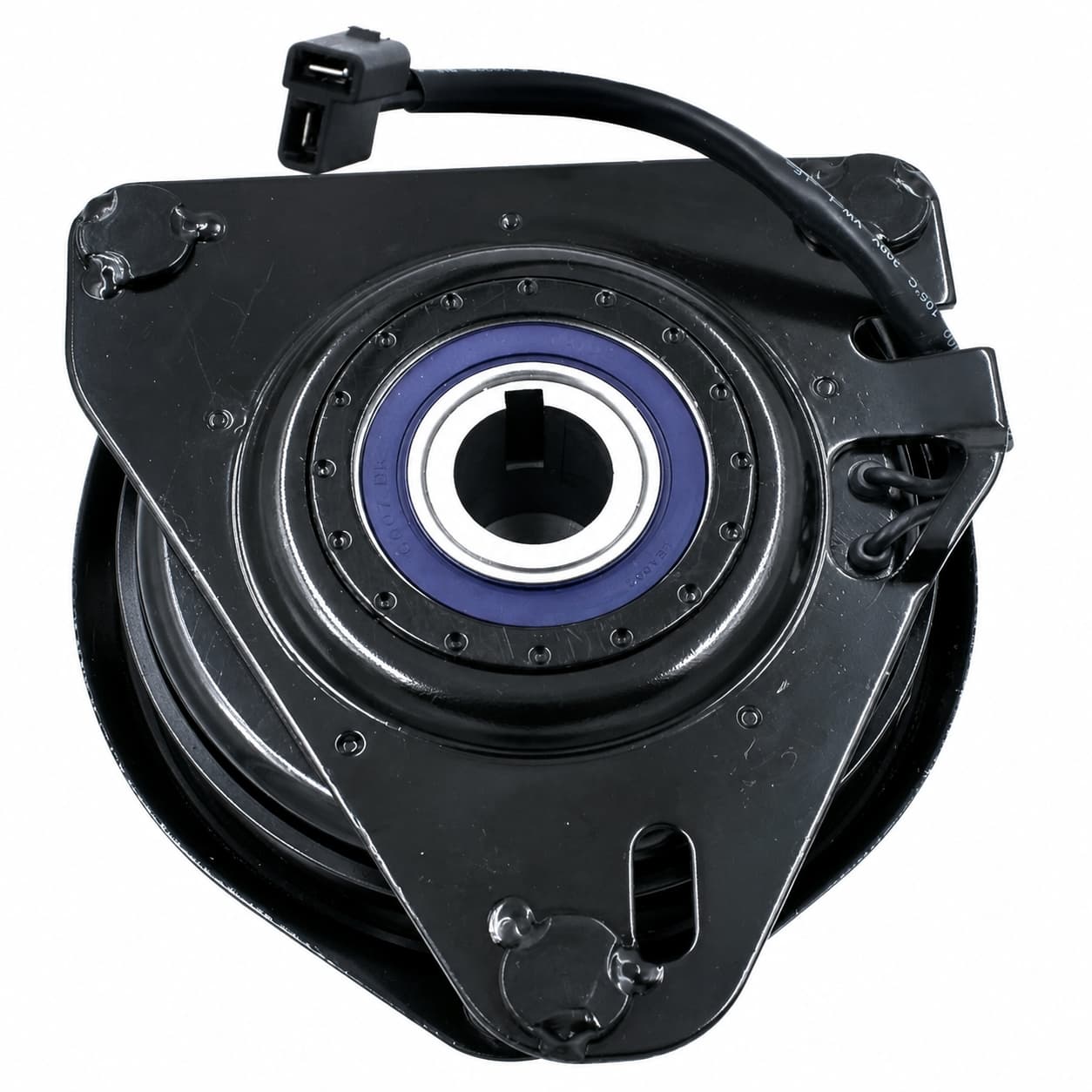 Aftermarket MA-GT-JD2 keyed electric PTO clutch for select older John Deere 111 tractors with 1-inch bore and 5.32-inch pulley