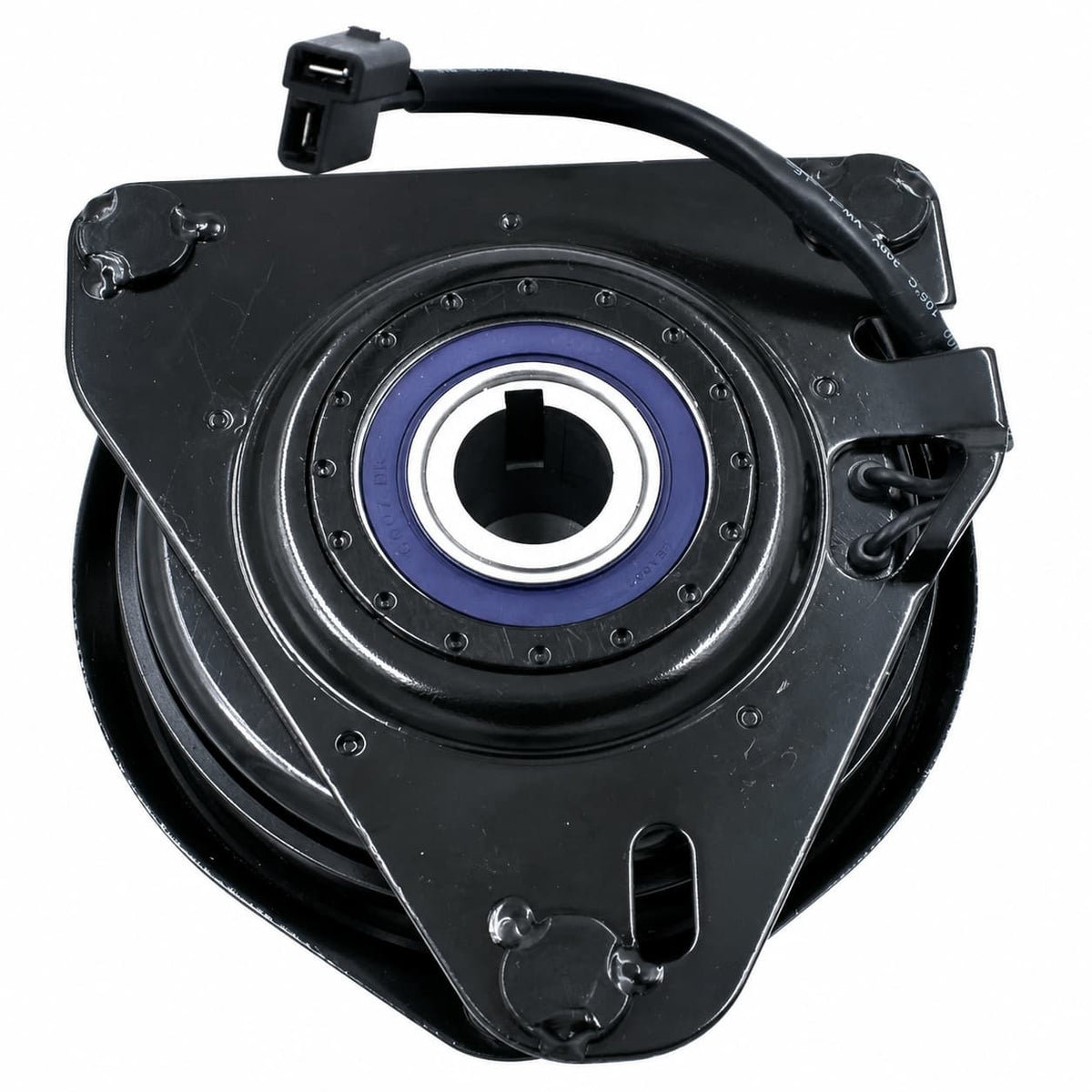MA-GT-DX11CU replacement PTO clutch showing keyed bore, bearing, mounting plate and electrical