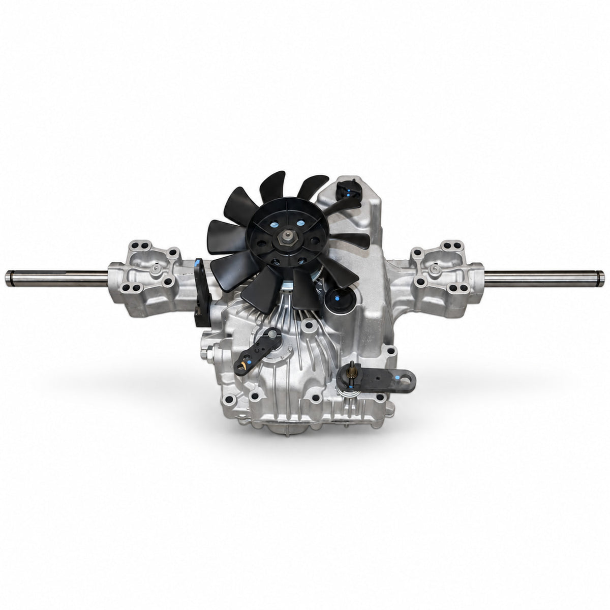 Tuff Torq T40J transaxle for John Deere MIA10910 against white background