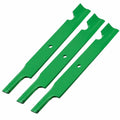 High-lift mower blade set 038-2007-00 103-0301 105-7718 for select 60-inch Gravely Ariens Bad Boy Exmark Dixie Chopper and Toro decks. 3 pack.