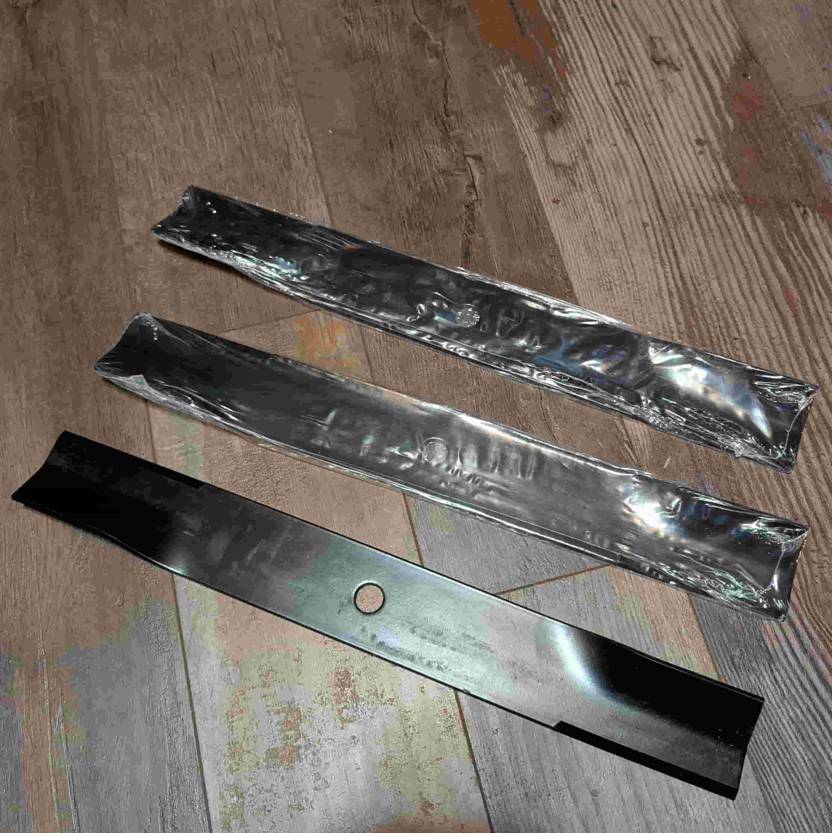 Mower blades 110-6837-03 as part of complete deck rebuild kit for Toro Timecutter.