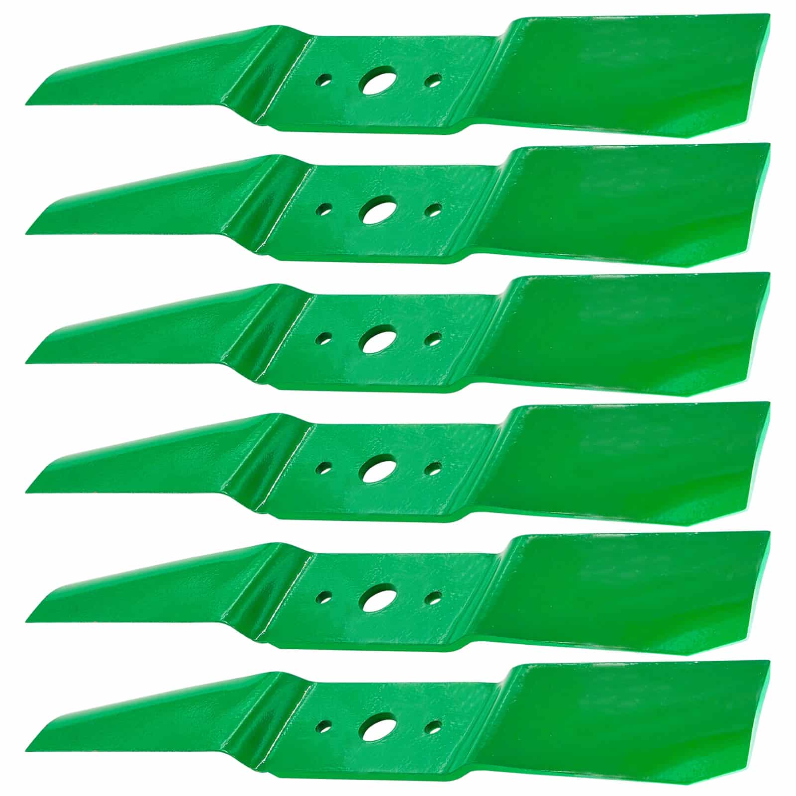 6-Pack High-lift Mower Blades 759-3939 / 759-3929 / OCC-742-3036 for Cub Cadet & White Outdoor 44-Inch Deck.