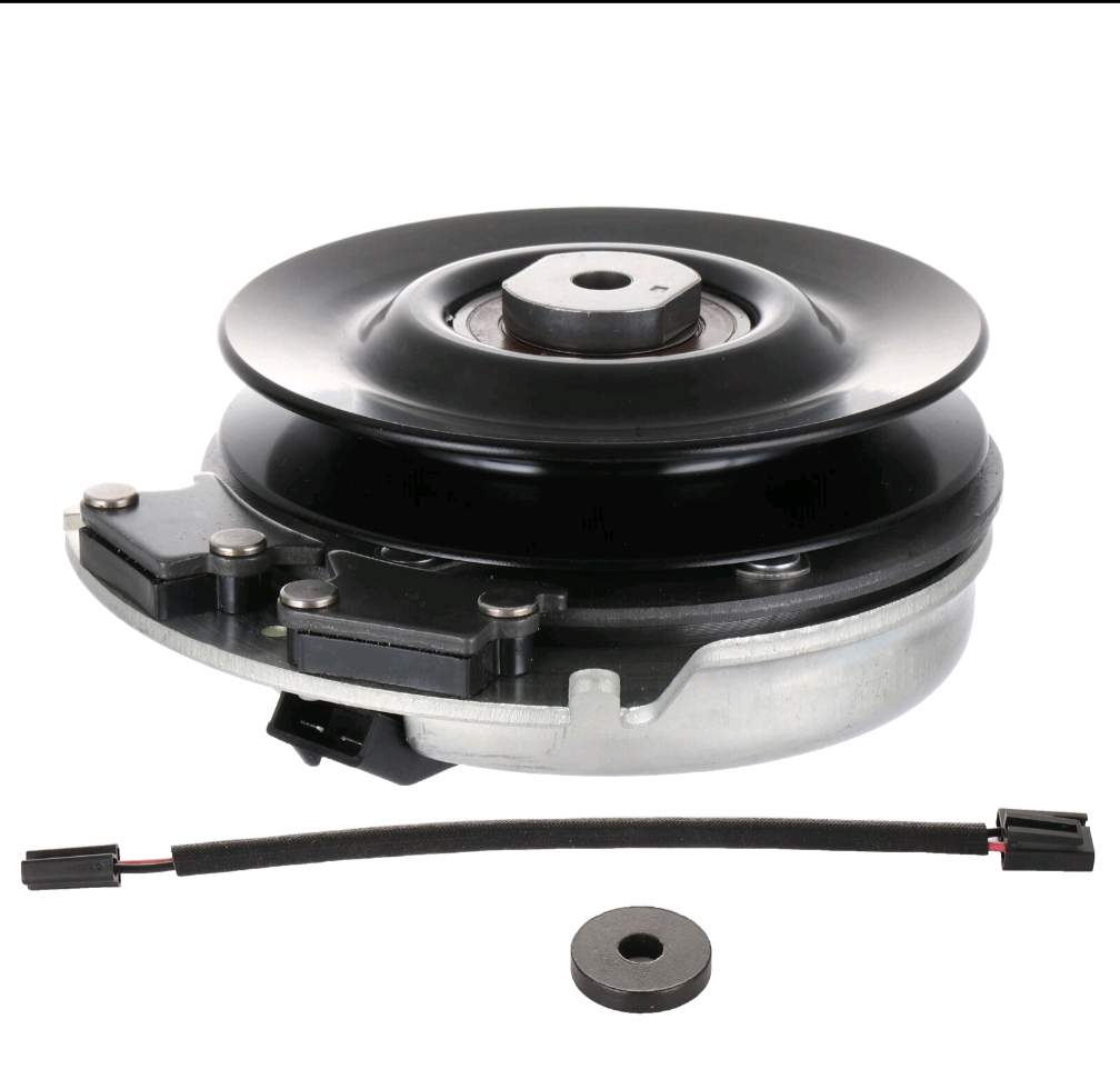 462715 Electric PTO Clutch for Scag 461397 | 1-Inch Bore, 6-Inch Pulley