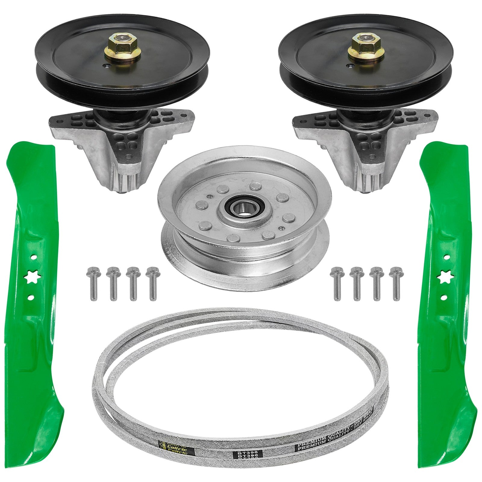 Deck Rebuild Kit 918-05078A spindle assembly for Cub Cadet Troy-Bilt mower deck.