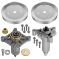 1 Spindle Assembly + Pulley 587820301 spindle assembly for Husqvarna John Deere mower deck.
