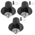 3 Spindle Assemblies 607407 spindle assembly for Hustler Scag mower deck.