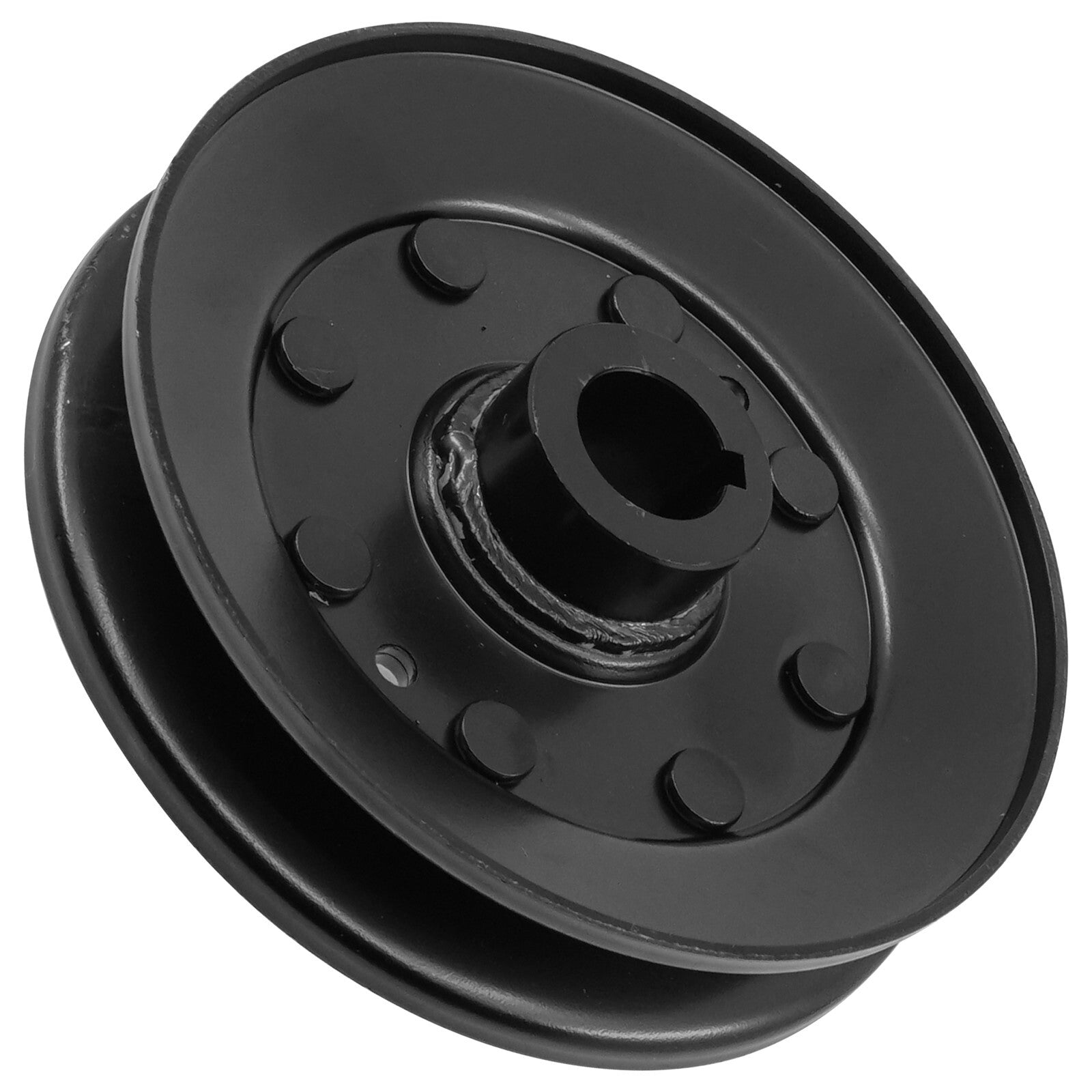 AM104780 deck spindle pulley replacement for John Deere mower decks.