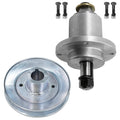 3 Spindle Assemblies + Pulley 461950 spindle assembly for Scag mower deck.