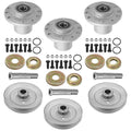 3 Spindle Assemblies + Pulley 103-8387 spindle assembly for Exmark Toro mower deck.