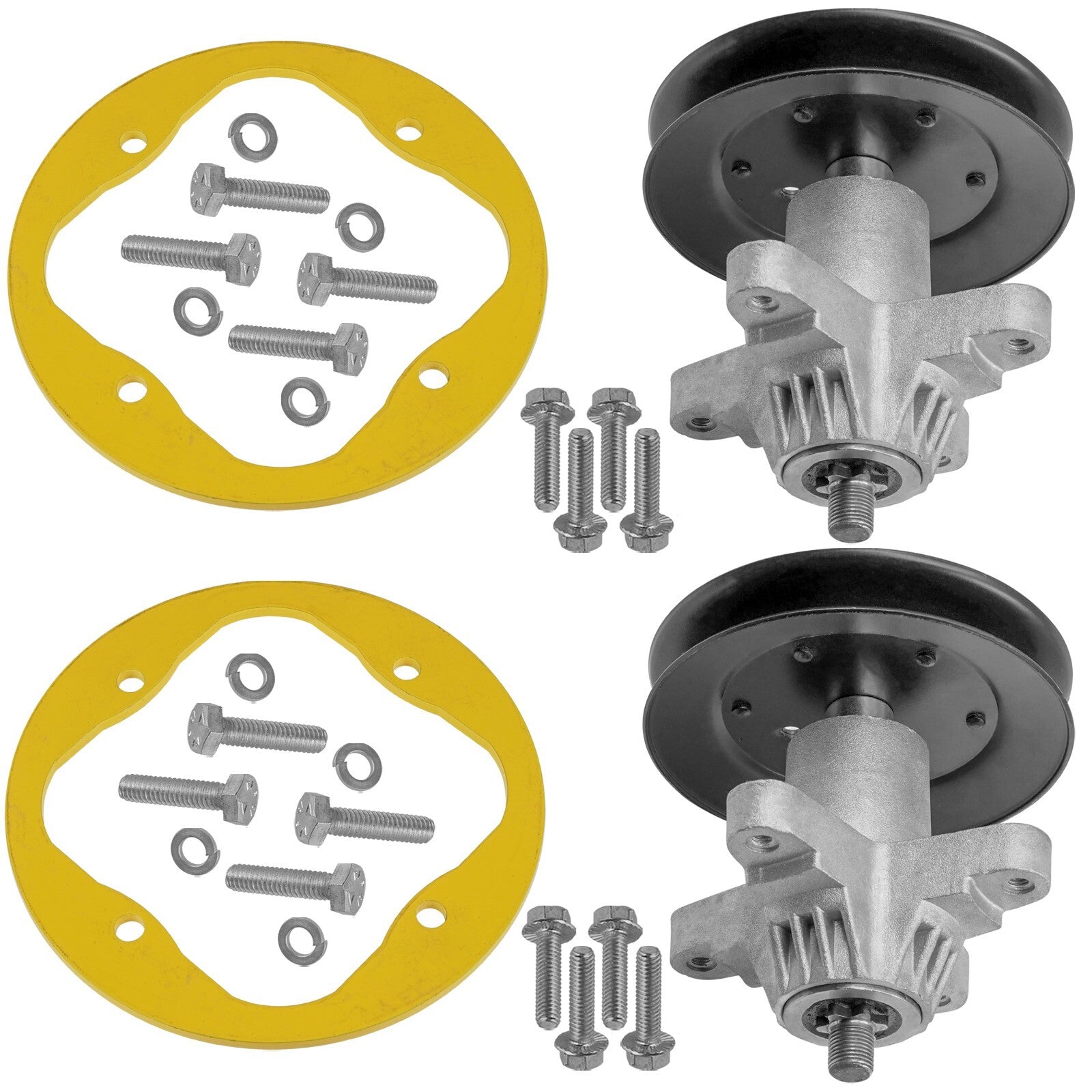 2 Spindle Assemblies 918-0659A spindle assembly for Cub Cadet MTD mower deck.
