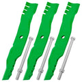 Mower Blades 48110 / 481706 for Scag 48-Inch Deck replacement mower blades 3-Pack with mounting bolts.