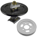1 Spindle Assembly + Pulley 107-8504 spindle assembly for Toro John Deere mower deck.
