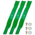 Mower Blades 602771 / 793794X for Hustler / Exmark 60-Inch Deck replacement mower blades 3-Pack with mounting bolts.