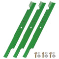 Mower Blades 09254700 / 09290600 for Gravely 72-Inch Deck replacement mower blades 3-Pack with mounting bolts.
