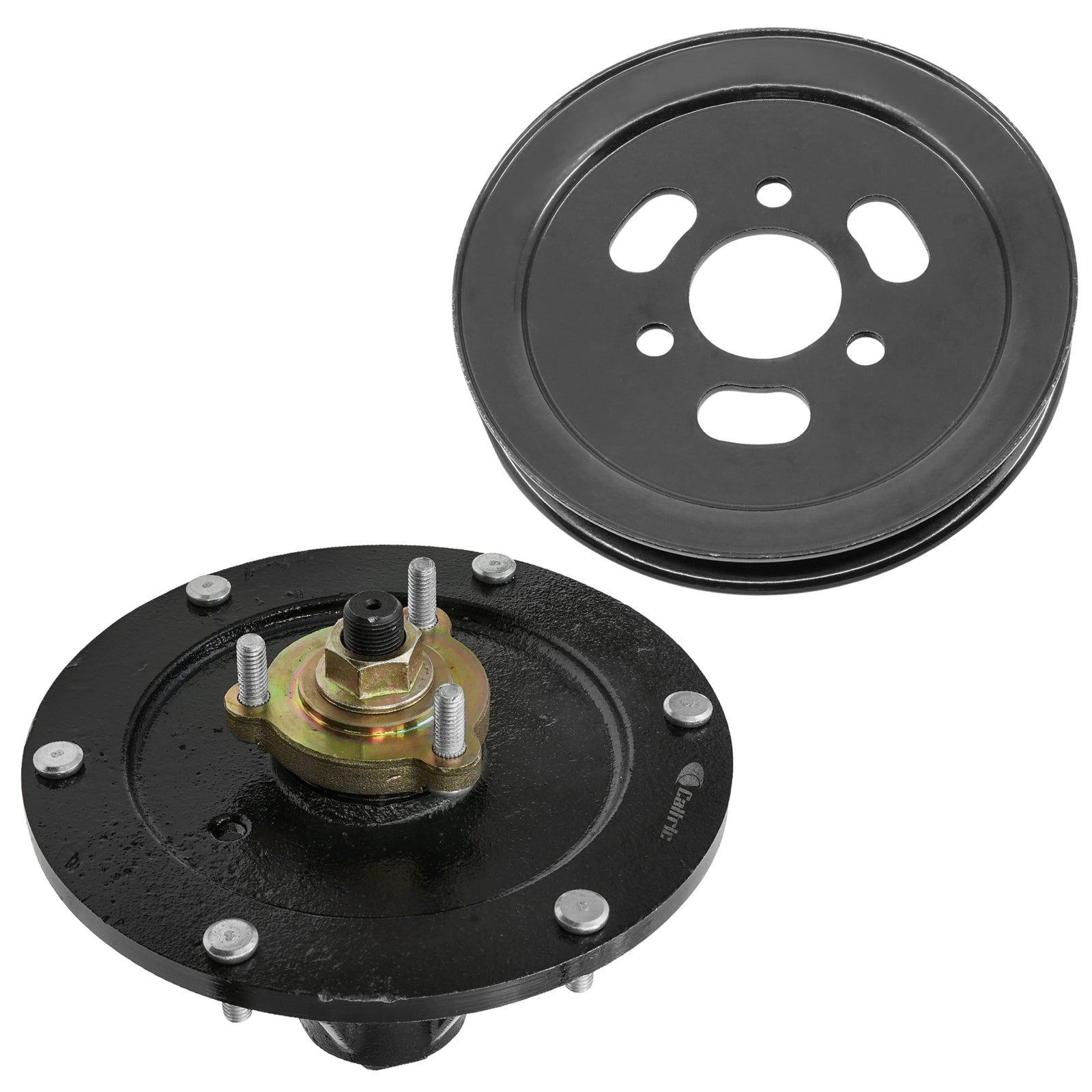 1 Spindle Assembly + Pulley 127-0560 spindle assembly for Toro mower deck.