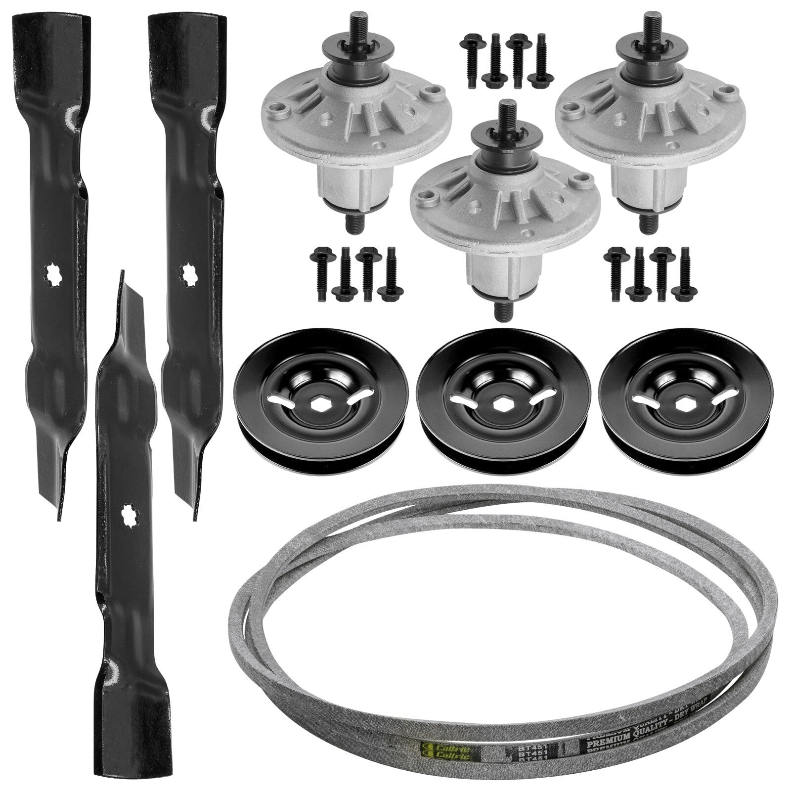 Deck Rebuild Kit AM136733 spindle assembly for John Deere mower deck.