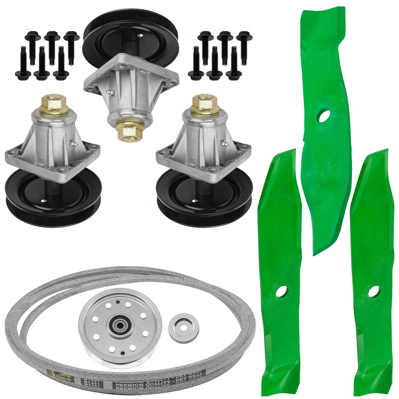 Deck Rebuild Kit 918-04123B spindle assembly for Cub Cadet Husqvarna mower deck.