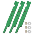 Mower Blades 103-0301 / 103-0301-S - 60-Inch Deck replacement mower blades 3-Pack with mounting bolts.