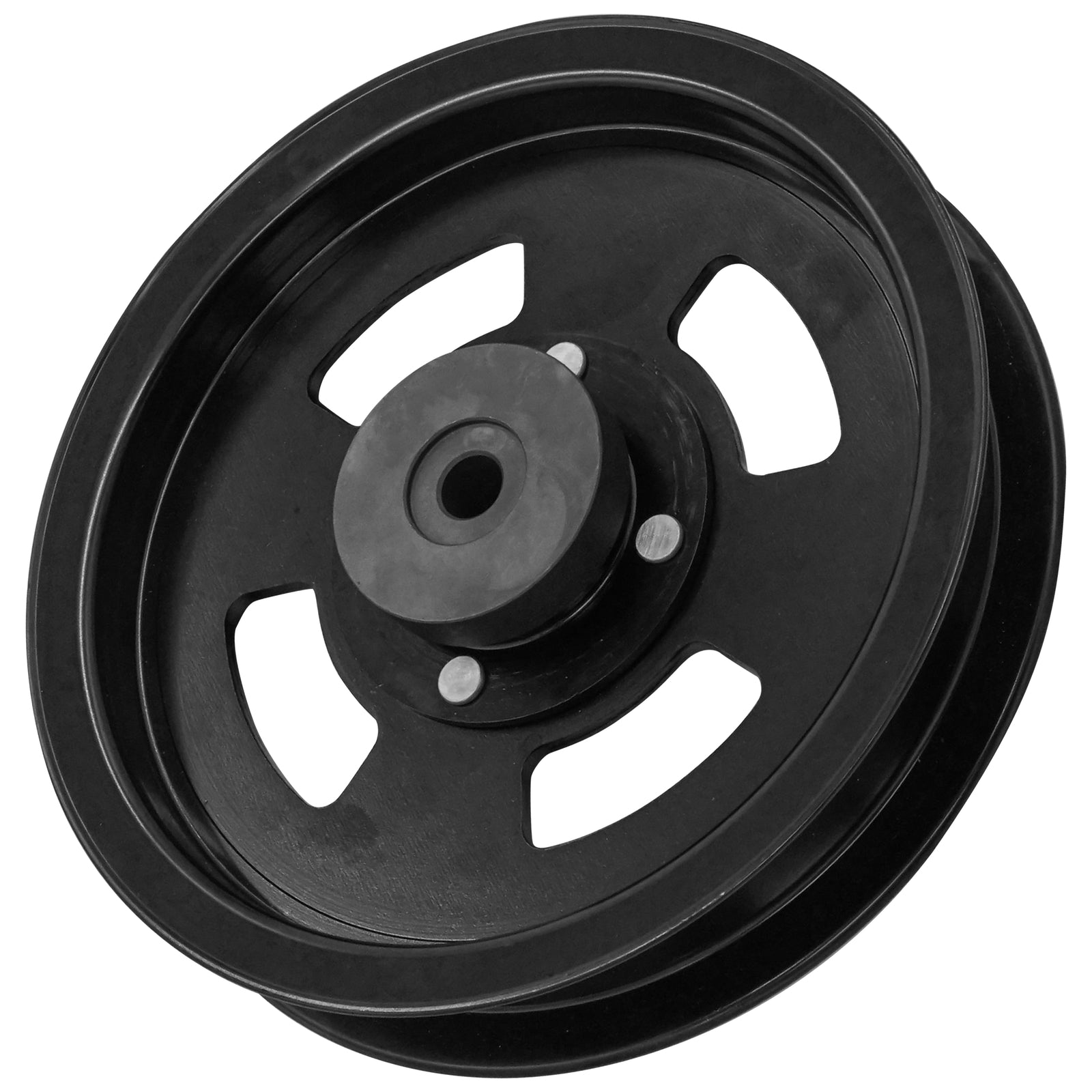 AUC11584 idler pulley replacement for John Deere mower decks.