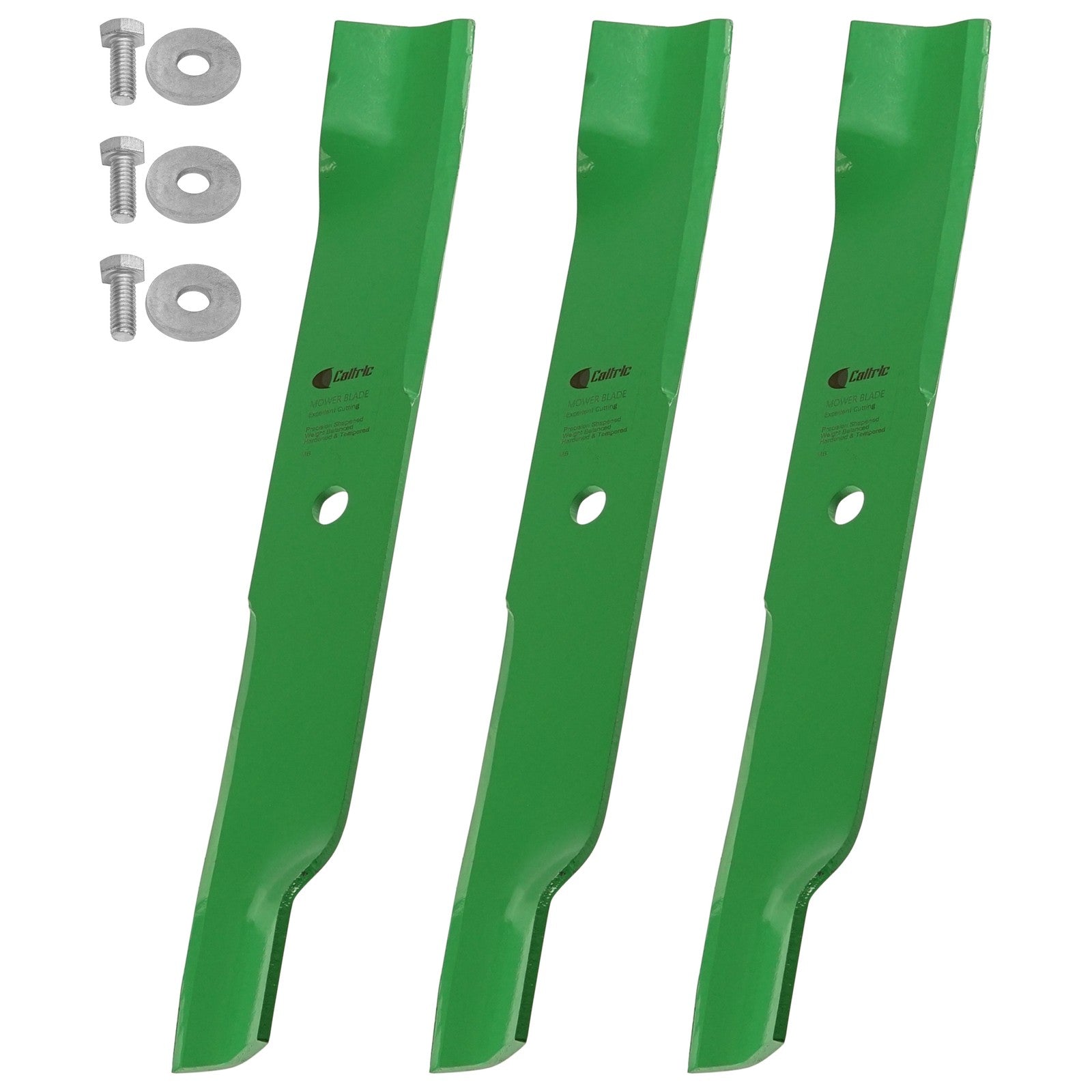 Mower Blades 1756152YP / 1756152AYP for Snapper / Simplicity 52-Inch Deck replacement mower blades 3-Pack with mounting bolts.