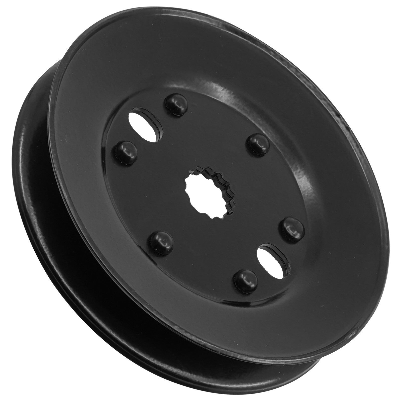 UC21496 deck spindle pulley replacement for John Deere mower decks.