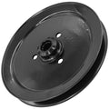 116-4589 deck spindle pulley replacement for Exmark mower decks.