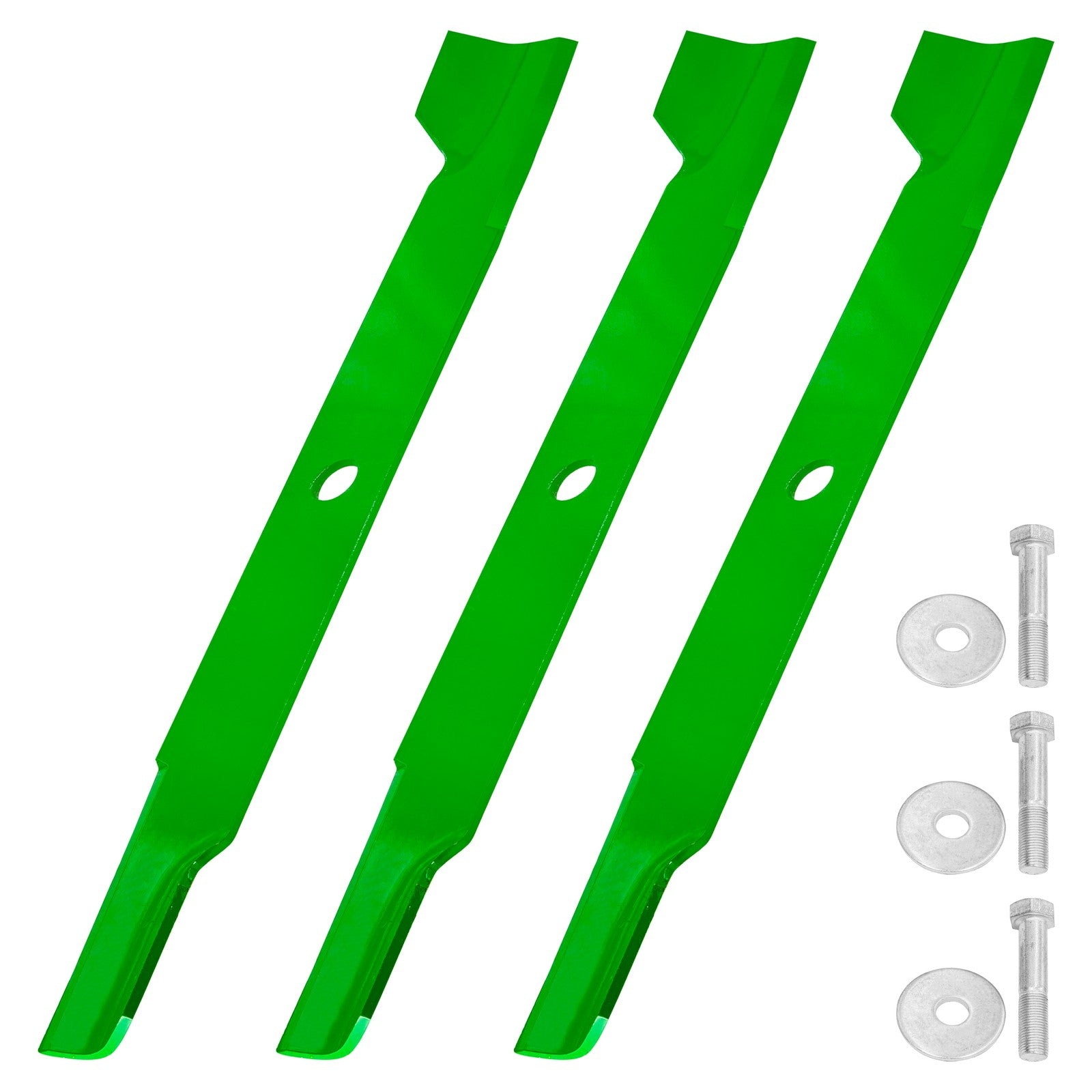 Mower Blades 140-1238 / 109-9220 for Toro 72-Inch Deck replacement mower blades Blades with Mounting Bolts with mounting bolts.