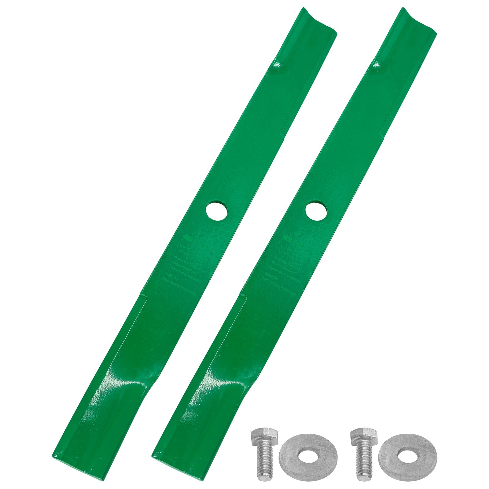 Mower Blades 1758878BMYP / 2820676SM - 42-Inch Deck replacement mower blades Blades with Mounting Bolts with mounting bolts.