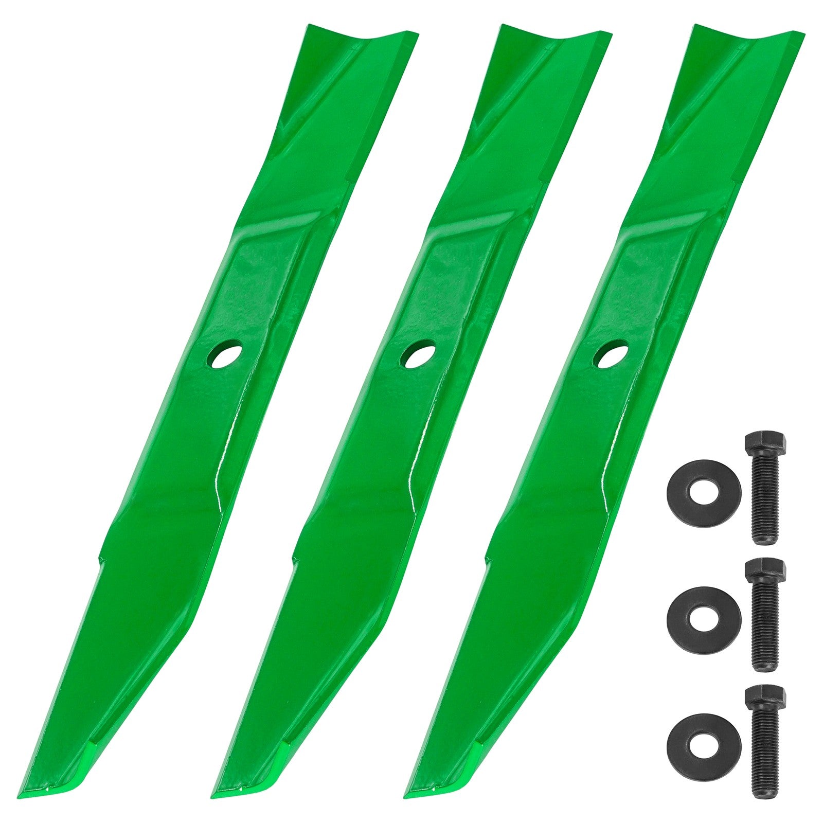 Mower Blades 115-5062-03 / 115-5062 for Toro 50-Inch Deck replacement mower blades Blades with Mounting Bolts with mounting bolts.
