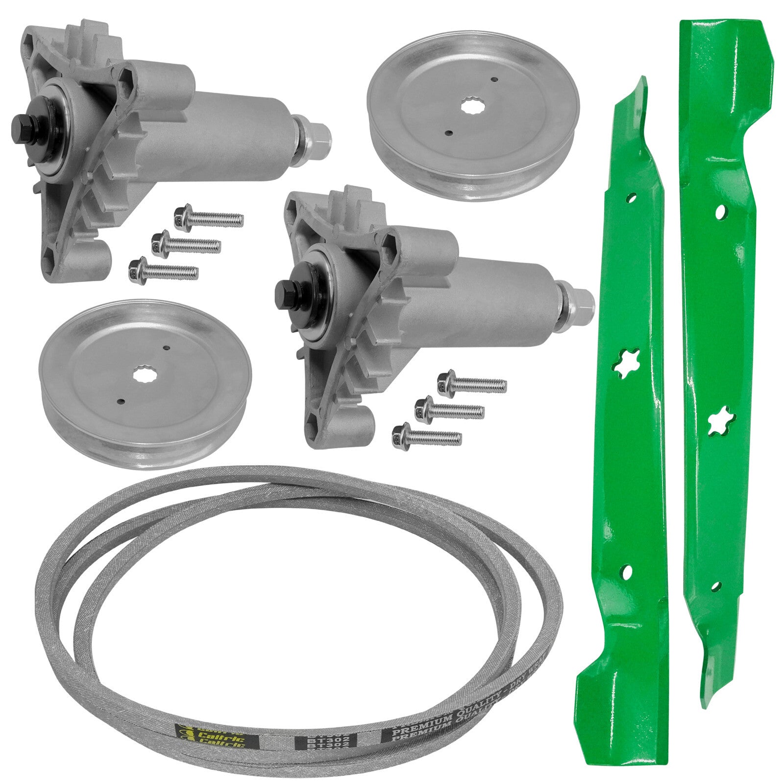 Deck Rebuild Kit 532130794 spindle assembly for Husqvarna Poulan mower deck.
