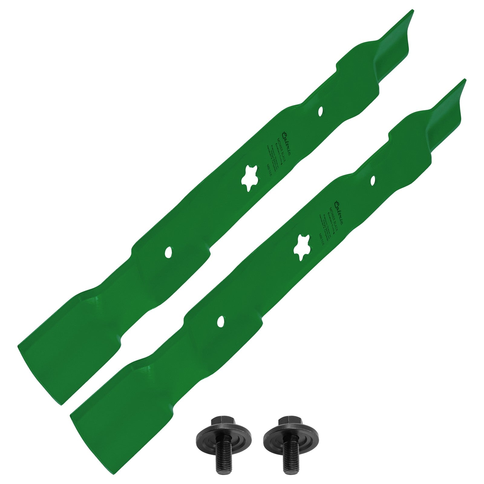 Mower Blades 134149 / 24676 - 42-Inch Deck replacement mower blades Blades with Mounting Bolts with mounting bolts.
