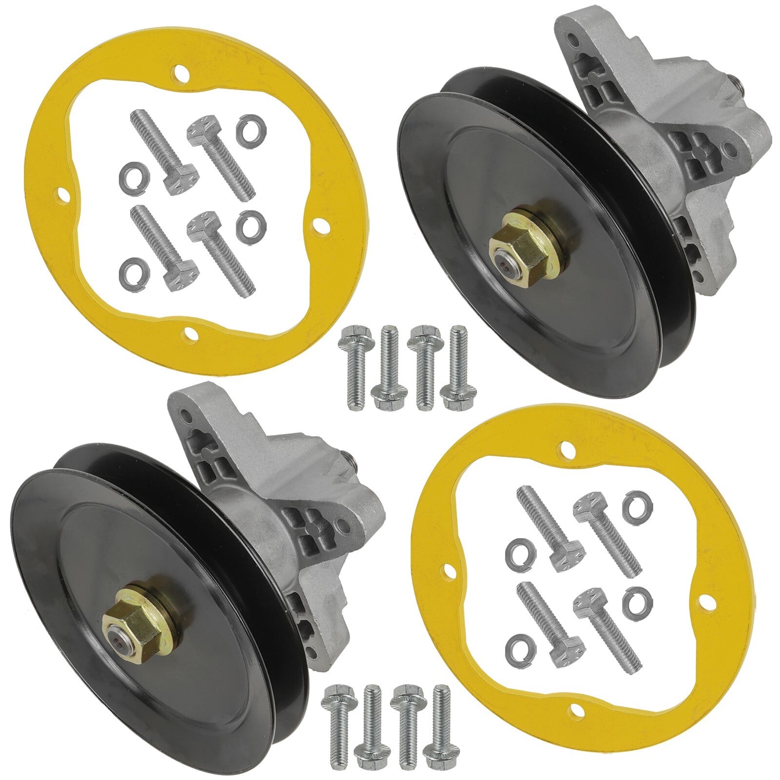 2 Spindle Assemblies 618-04456 spindle assembly for Troy-Bilt White Outdoor mower deck.