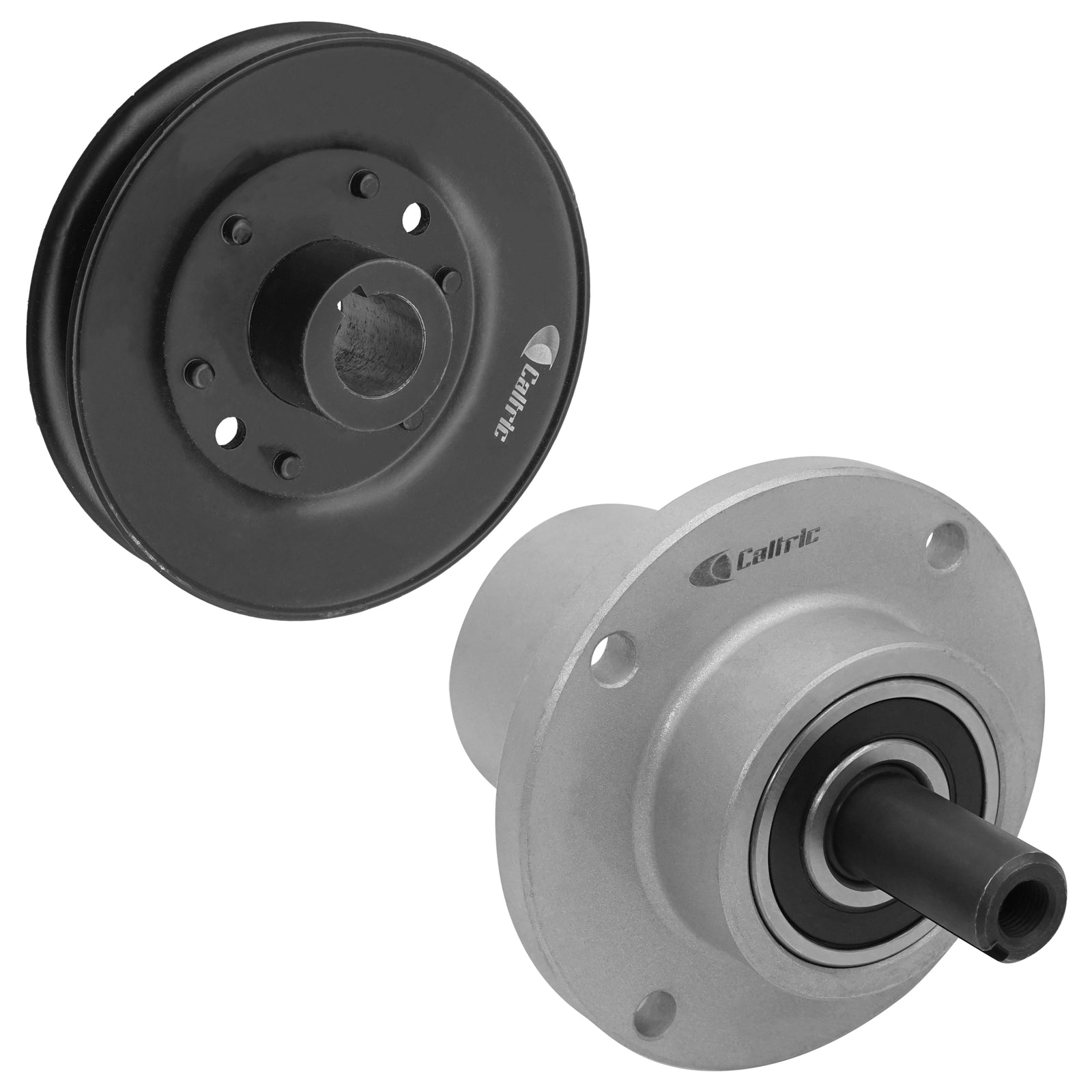 1 Spindle Assembly + Pulley 037-2002-00 spindle assembly for Bad Boy mower deck.
