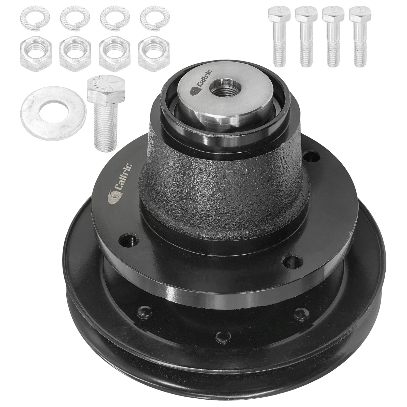 1 Spindle Assembly + Pulley 539114599 spindle assembly for Dixon John Deere mower deck.