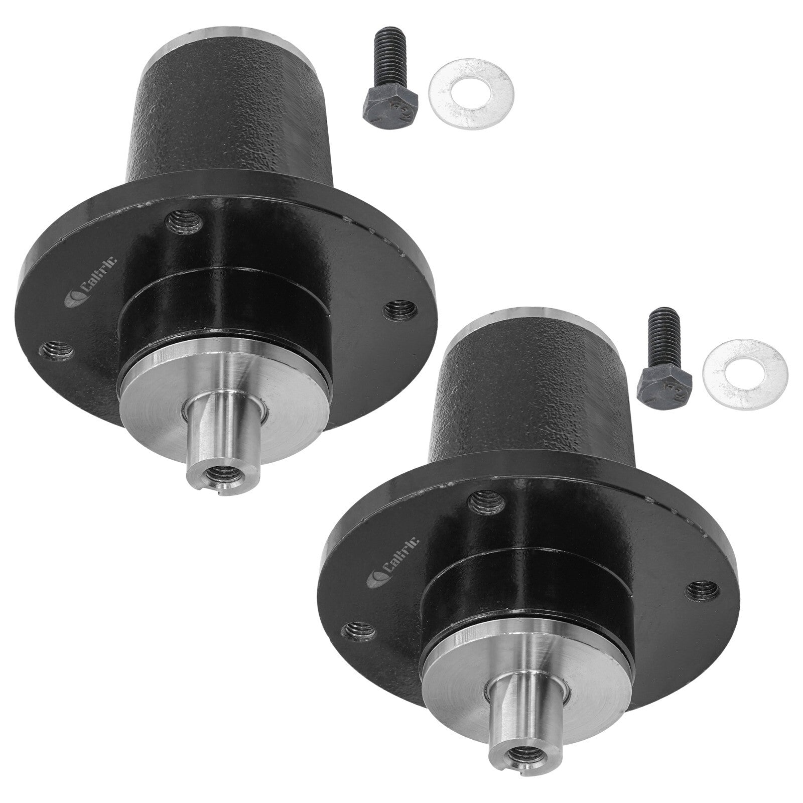 2 Spindle Assemblies 607407 spindle assembly for Hustler Scag mower deck.