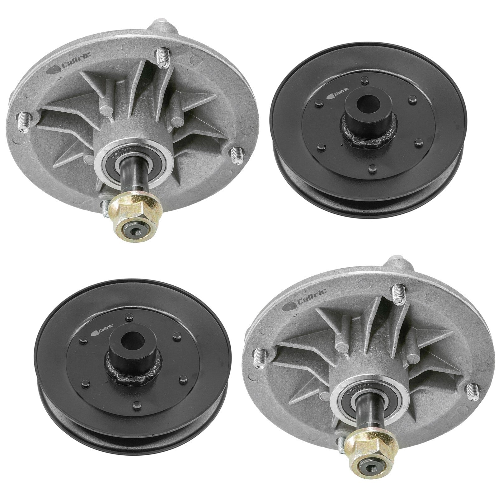 2 Spindle Assemblies + Pulley 884510 spindle assembly for Toro mower deck.